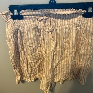 Womens stripped shorts